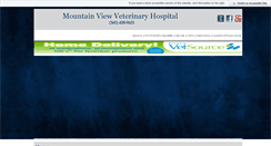 Desktop Screenshot of mountainviewvet.com
